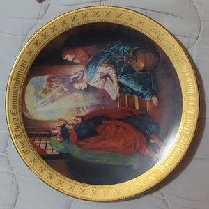 THE FIRST COMMANDMENT Plate The Ten Commandments Collection